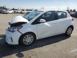 Salvage cars for sale from Copart Rancho Cucamonga, CA: 2015 Toyota Yaris