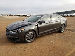 Salvage cars for sale from Copart Longview, TX: 2018 Ford Fusion TITANIUM/PLATINUM