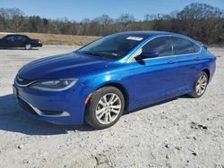 Salvage cars for sale from Copart Cartersville, GA: 2015 Chrysler 200 Limited