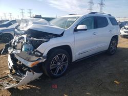 Salvage cars for sale at Elgin, IL auction: 2018 GMC Acadia Denali