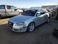 Audi A4 2.0T Quattro salvage cars for sale: 2007 Audi A4 2.0T Quattro