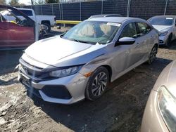 Honda salvage cars for sale: 2017 Honda Civic LX