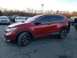 Salvage cars for sale from Copart Exeter, RI: 2017 Honda CR-V Touring