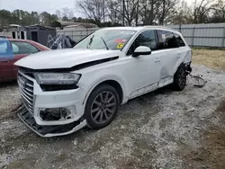 Salvage cars for sale at Fairburn, GA auction: 2017 Audi Q7 Premium Plus