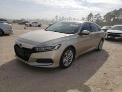 Salvage cars for sale at Houston, TX auction: 2019 Honda Accord LX
