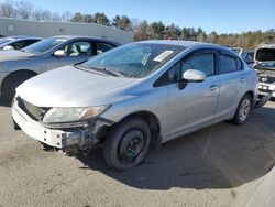 Honda salvage cars for sale: 2015 Honda Civic LX