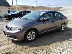 Honda salvage cars for sale: 2015 Honda Civic LX