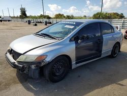 Salvage cars for sale from Copart Miami, FL: 2008 Honda Civic LX