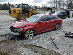 Honda salvage cars for sale: 2018 Honda Accord Touring