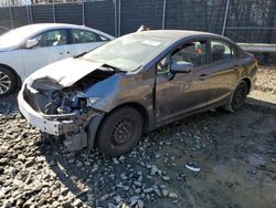 Salvage cars for sale from Copart Waldorf, MD: 2015 Honda Civic LX