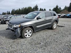 Salvage cars for sale from Copart Graham, WA: 2012 Jeep Grand Cherokee Laredo