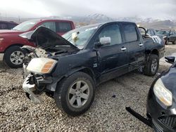 Salvage trucks for sale at Magna, UT auction: 2004 Nissan Titan XE