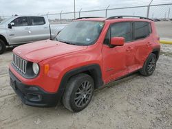 Salvage cars for sale from Copart Houston, TX: 2018 Jeep Renegade Latitude