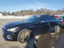 Infiniti Q50 salvage cars for sale: 2021 Infiniti Q50 Luxe