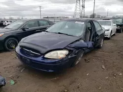 Salvage cars for sale at Elgin, IL auction: 2001 Ford Taurus SE