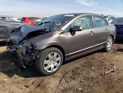 Honda salvage cars for sale: 2010 Honda Civic LX