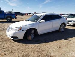 Salvage cars for sale at Amarillo, TX auction: 2012 Chrysler 200 Touring