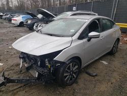 Nissan salvage cars for sale: 2021 Nissan Versa SV