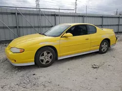 Salvage cars for sale from Copart Louisville, KY: 2002 Chevrolet Monte Carlo SS