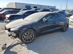 Salvage cars for sale at Haslet, TX auction: 2021 Tesla Model 3