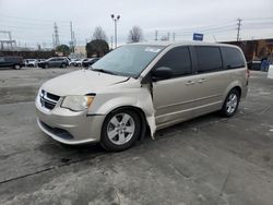 Salvage cars for sale from Copart Wilmington, CA: 2013 Dodge Grand Caravan SE