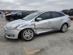 Salvage cars for sale from Copart Grand Prairie, TX: 2017 Ford Focus Titanium