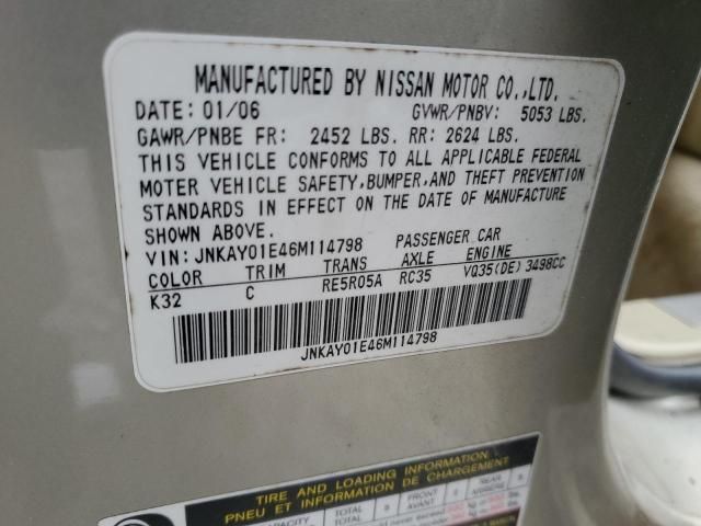 2006 Infiniti M35 Base