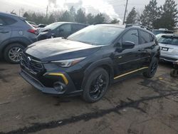 Subaru Crosstrek salvage cars for sale: 2024 Subaru Crosstrek Sport