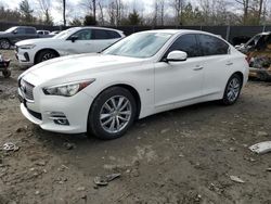 Salvage cars for sale from Copart Waldorf, MD: 2015 Infiniti Q50 Base