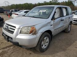 Salvage cars for sale at Greenwell Springs, LA auction: 2007 Honda Pilot LX