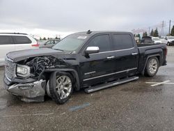 Vehiculos salvage en venta de Copart Rancho Cucamonga, CA: 2018 GMC Sierra C1500 SLT