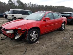 Salvage cars for sale at Seaford, DE auction: 1997 Pontiac Grand Prix SE