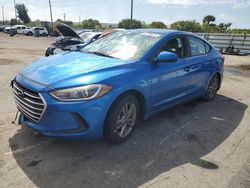 Salvage cars for sale at Miami, FL auction: 2018 Hyundai Elantra SEL