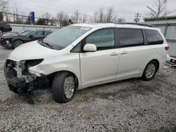 Salvage cars for sale from Copart Walton, KY: 2017 Toyota Sienna XLE