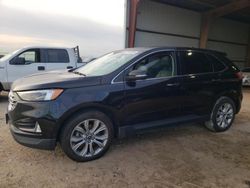 Salvage cars for sale at Houston, TX auction: 2019 Ford Edge Titanium