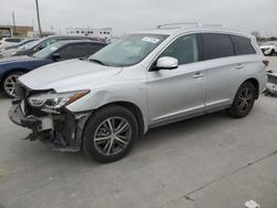 Infiniti QX60 salvage cars for sale: 2017 Infiniti QX60