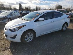 Salvage cars for sale at Portland, OR auction: 2016 Hyundai Elantra SE