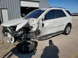 Salvage cars for sale at Wichita, KS auction: 2009 Mercedes-Benz ML 350