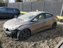 Salvage cars for sale from Copart Waldorf, MD: 2012 Hyundai Elantra GLS