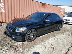 Salvage cars for sale at Hueytown, AL auction: 2017 Mercedes-Benz C300