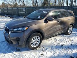 Salvage cars for sale at Candia, NH auction: 2019 KIA Sorento L