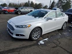 Salvage cars for sale at Denver, CO auction: 2014 Ford Fusion Titanium