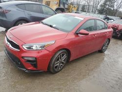 Salvage cars for sale from Copart North Billerica, MA: 2019 KIA Forte GT Line