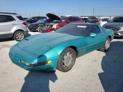 Chevrolet Corvette salvage cars for sale: 1991 Chevrolet Corvette