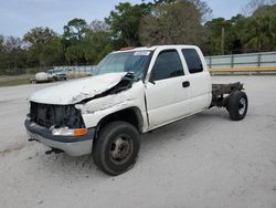 Salvage cars for sale from Copart Fort Pierce, FL: 2002 GMC New Sierra C3500