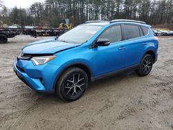 Salvage cars for sale at North Billerica, MA auction: 2017 Toyota Rav4 SE