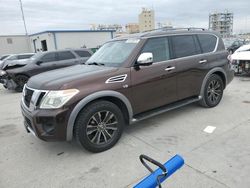 Nissan Armada salvage cars for sale: 2017 Nissan Armada Platinum