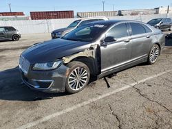 Salvage cars for sale at Van Nuys, CA auction: 2017 Lincoln MKZ Hybrid Select