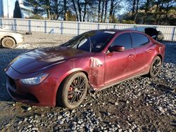 Salvage Cars with No Bids Yet For Sale at auction: 2017 Maserati Ghibli S