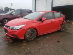 Chevrolet Cruze LS salvage cars for sale: 2018 Chevrolet Cruze LS